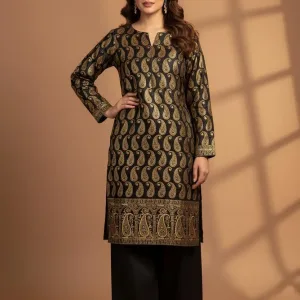 2 Pcs Women's Unstitched Block Printed Suit
