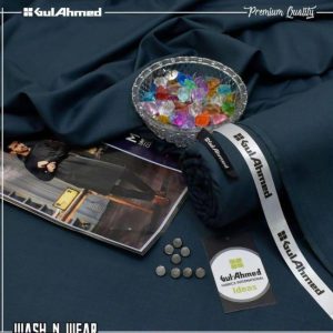 Men’s Unstitched Wool Suit - Plain Design, 4 Meter - Perfect for Winter (7 Dark colors)