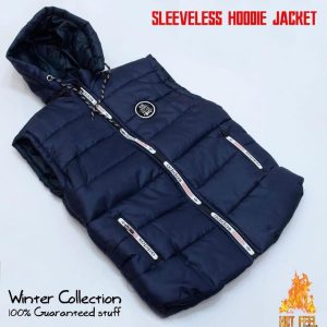 Men's Parachute Sleeveless Jacket - 1 Pc Hooded Neck Design with 5 different colors