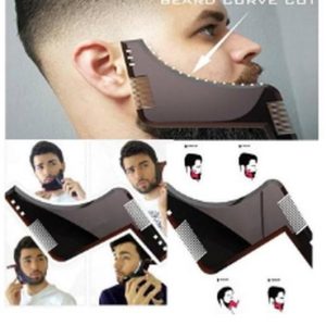 Beard Shaping Tool Template. Beard Shaper Tool Plus Comb
