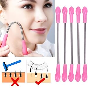 Painless Face Hair Removal Spring Stick – Metal Multipurpose Tool for Quick, Easy & Effective Facial Hair Removal
