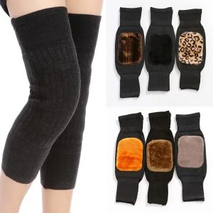 1 Pair Knee Warmer | Winter Warm Thermal Knee Warmers | Knee Protector (Random Colour)