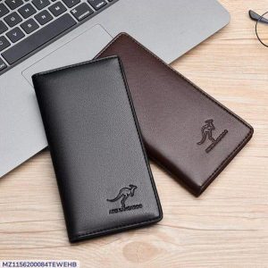 Men's Leather Bi-Fold Wallet - Stylish & Pocket Friendly, 1 Pc