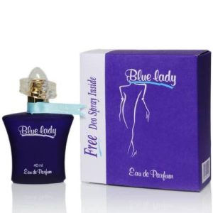Blue Lady Floral Perfume for Women - 1 Pcs Liquid Fragrance in Blue