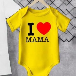 Baby Boy Jersey Printed Romper Set