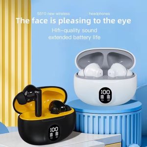 Stereo Wireless Earphones 895B – Bluetooth V5.4,LCD Display, Long Battery Life
