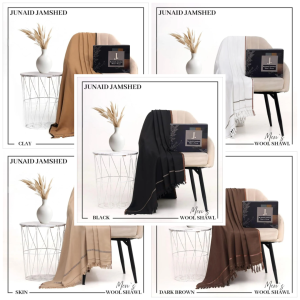 Men's Pashmina Wool Plain Shawl