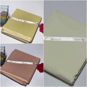 Men’s Unstitched Karandi Plain Suit in 3 different colors