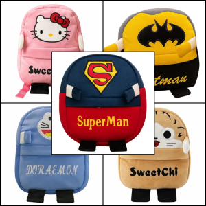 Cute Plush Characters Backpack | Stuffed School Bag & Gift for Kids
