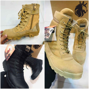 Men's Long Army Boots in 3 best designs